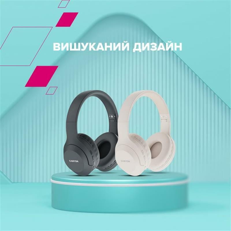 Bluetooth-гарнитура Canyon BTHS-3 Dark grey (CNS-CBTHS3DG)