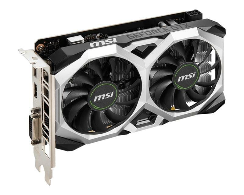 Видеокарта GF GTX 1650 4GB GDDR6 Ventus XS V1 MSI (GeForce GTX 1650 D6 VENTUS XS V1)