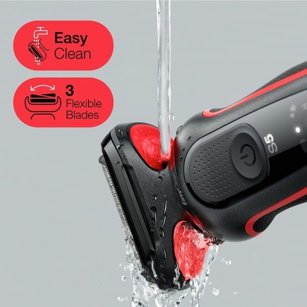 Електробритва Braun Series 5 51-R1000s Black/Red