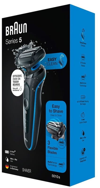 Електробритва Braun Series 5 51-B1000s Black/Blue