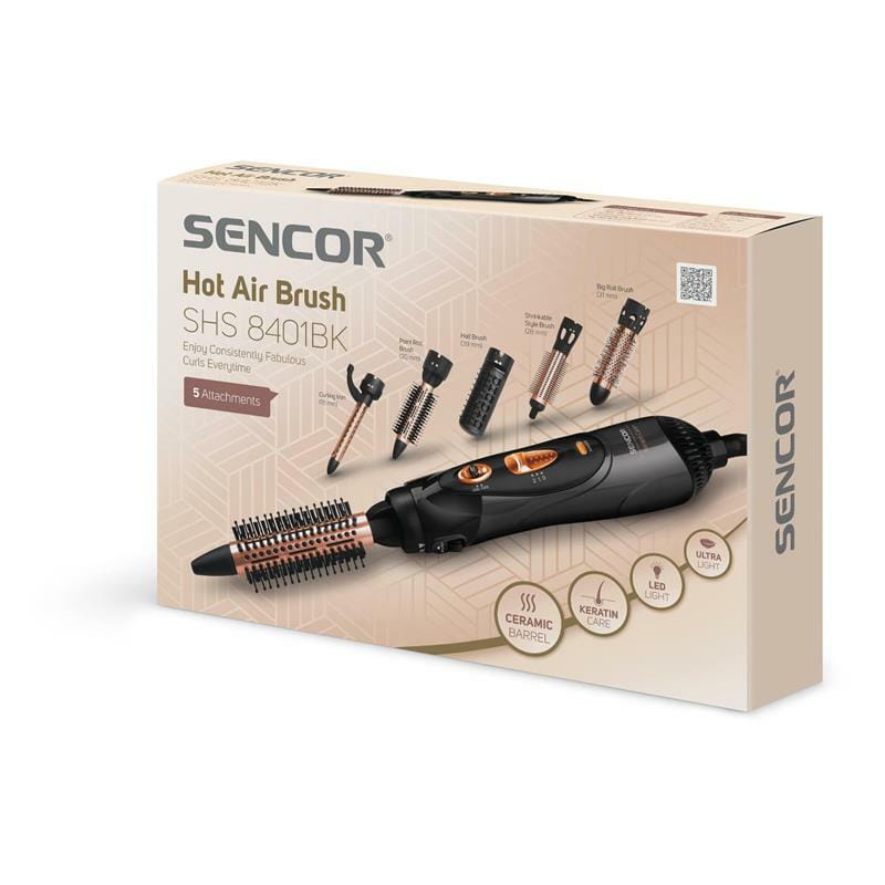 Фен-щетка Sencor SHS 8401BK