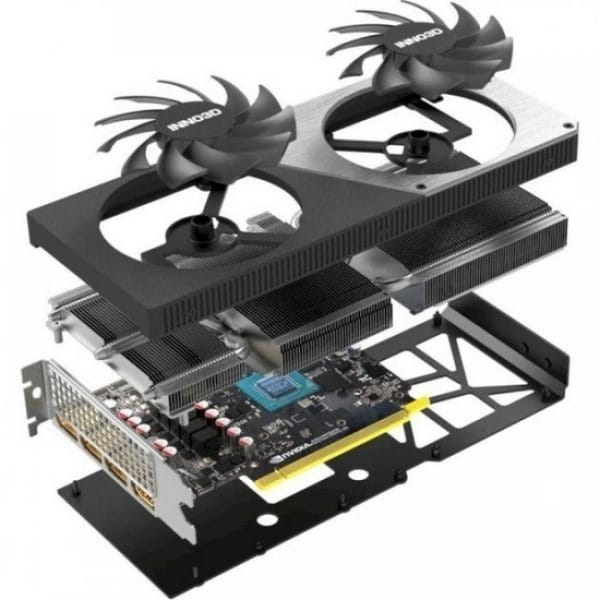 Видеокарта GF RTX 4060 8GB GDDR6 Twin X2 Inno3D (N40602-08D6-173051N)