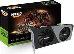 Видеокарта GF RTX 4060 8GB GDDR6 Twin X2 Inno3D (N40602-08D6-173051N)