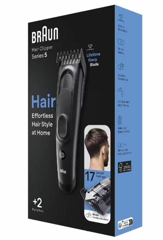 Купить Машинка для стрижки Braun Hair Clip HC 5330 Машинка для стрижки Braun Hair Clip HC 5330