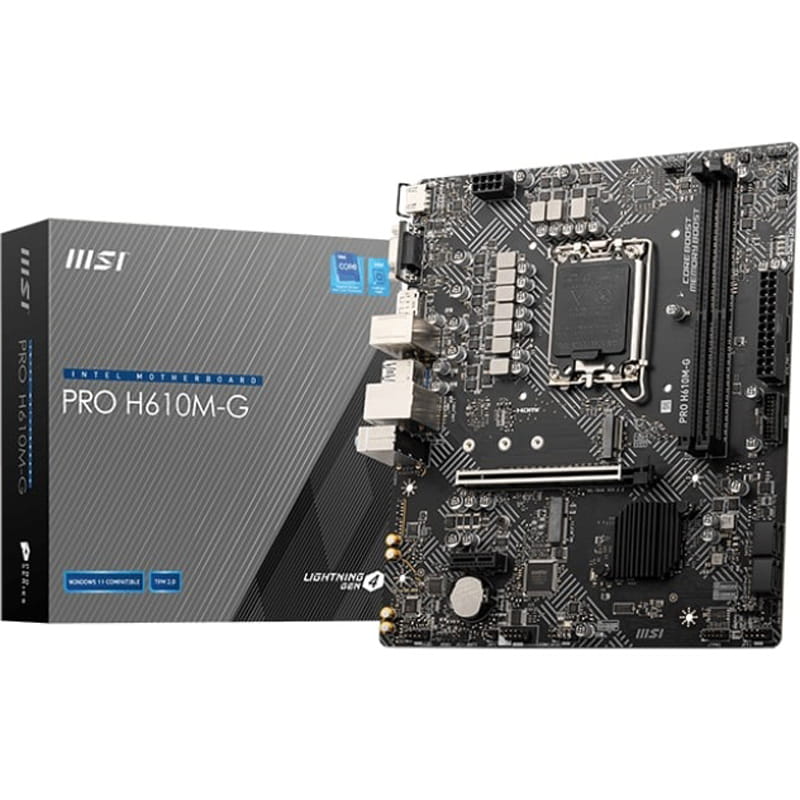 Материнська плата MSI Pro H610M-G Socket 1700