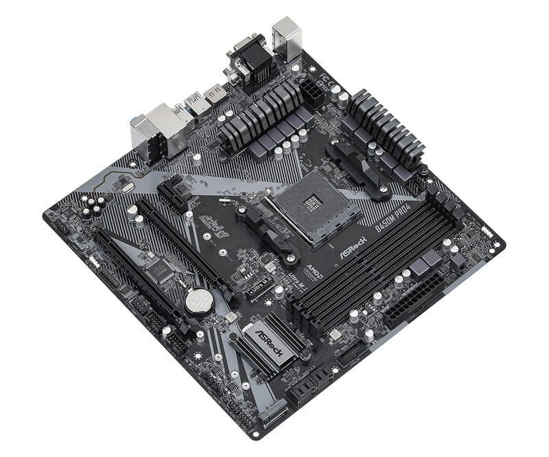Материнская плата ASRock B450M Pro4 R2.0 Socket AM4