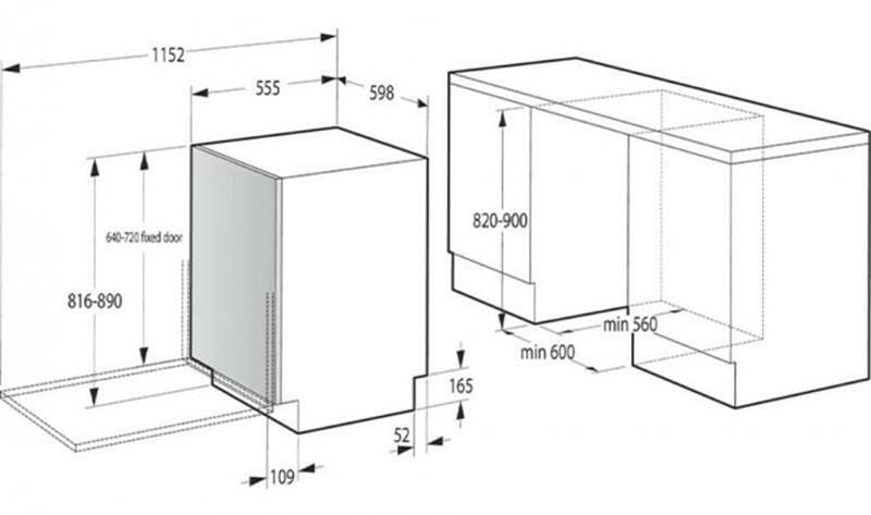 Вбудована посудомийна машина Gorenje GV643D60