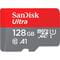 Фото - Карта пам`ятi MicroSDXC 128GB UHS-I Class 10 SanDisk Ultra A1 R140MB/s + SD-adapter (SDSQUAB-128G-GN6MA) | click.ua