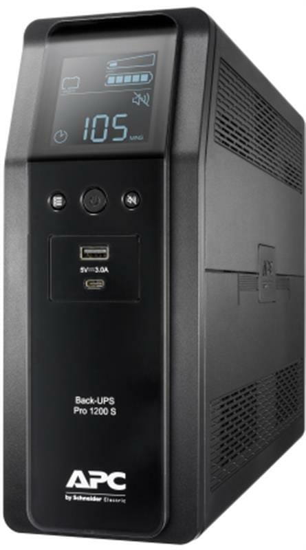 Джерело безперебійного живлення APC Back-UPS Pro 1200VA, USB, 6хС13 (BR1200SI)