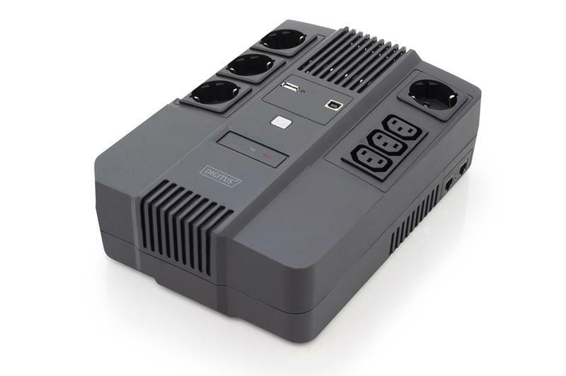 ИБП Digitus Line Interactive 800VA, USB, 4хSchuko, 3хС13, LED (DN-170111)