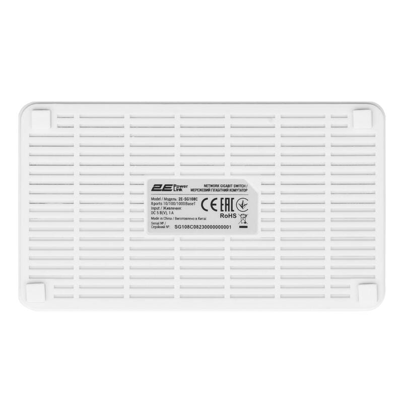 Комутатор 2E PowerLink SG108C (8xGE, некерований)
