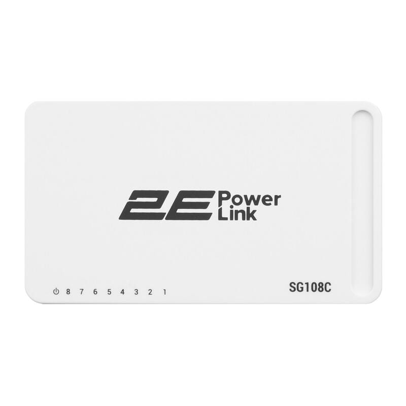 Комутатор 2E PowerLink SG108C (8xGE, некерований)