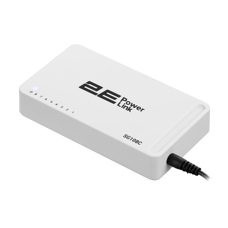 Комутатор 2E PowerLink SG108C (8xGE, некерований)