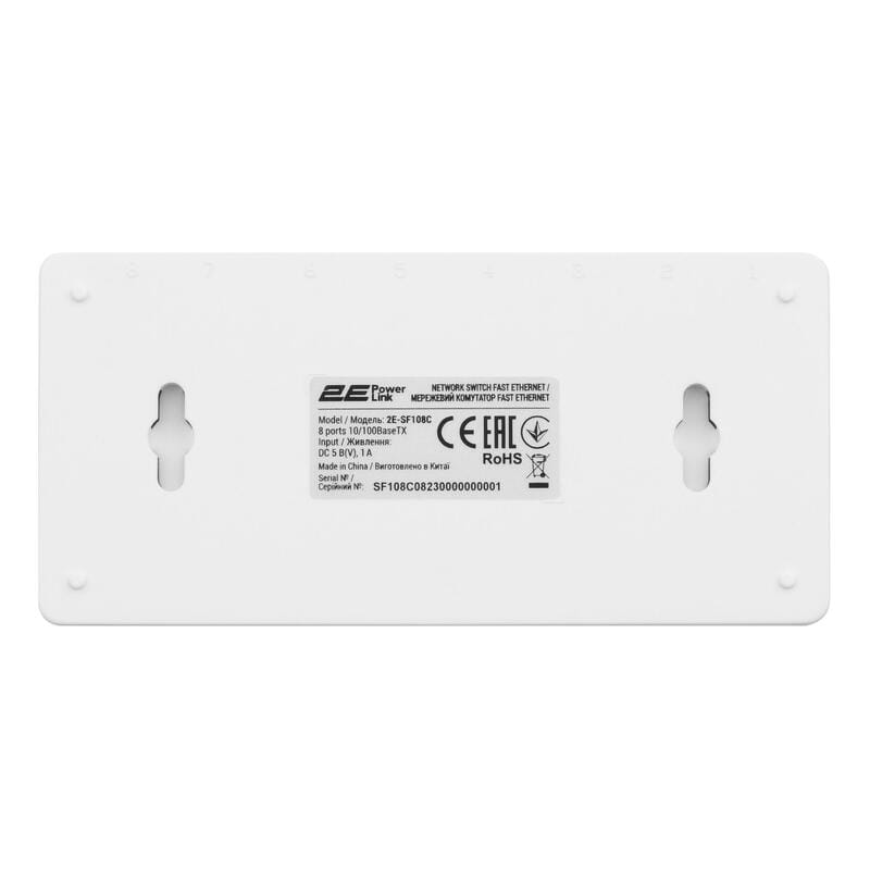 Коммутатор 2E PowerLink SF108C (8xFE, неуправляемый)