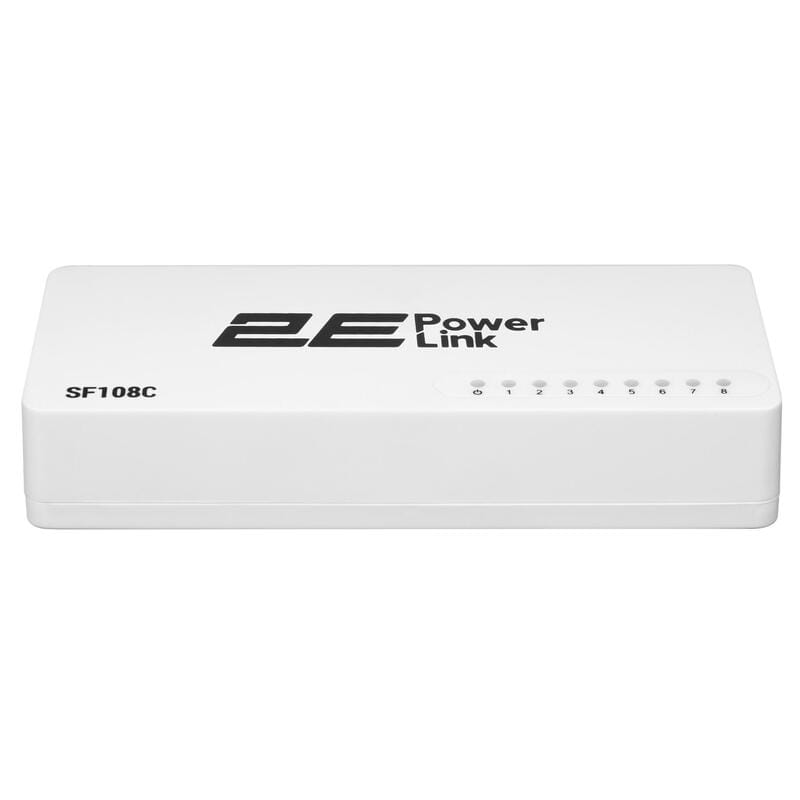 Коммутатор 2E PowerLink SF108C (8xFE, неуправляемый)