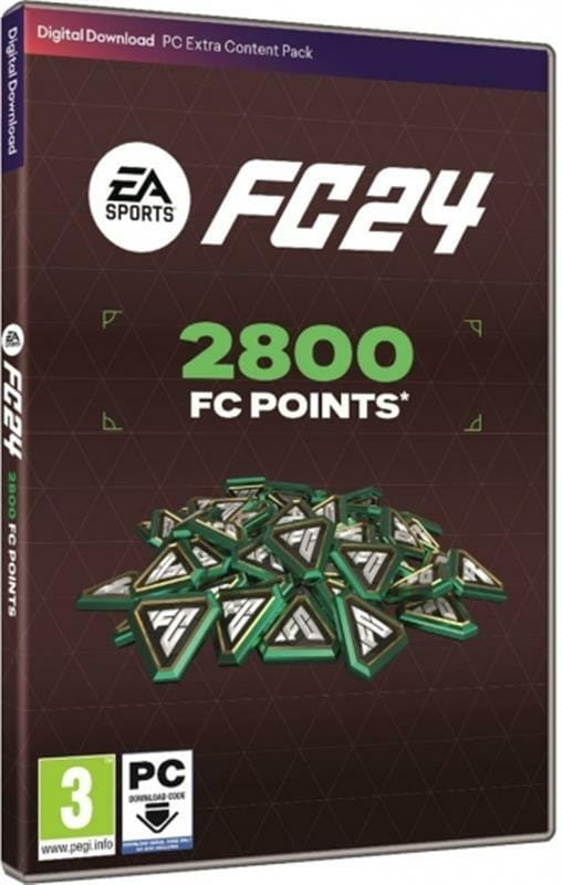 Карта поповнення EA SPORTS FC 24 Points 2800 для ПК (код завантаження) (1159720)