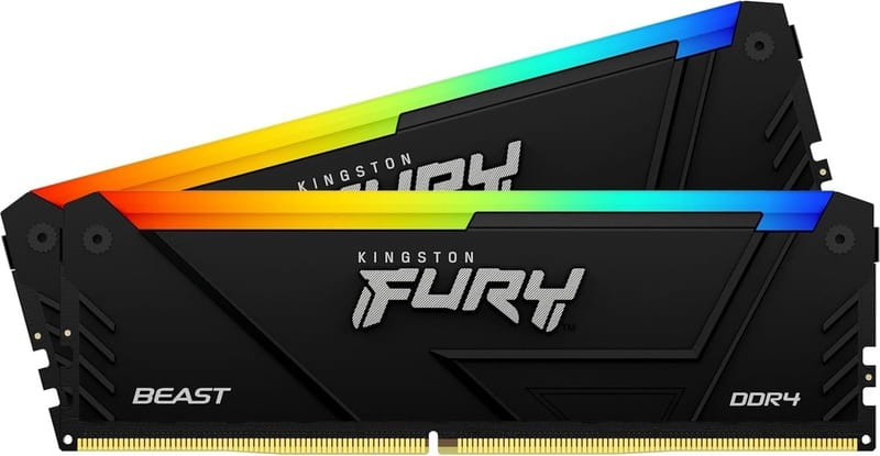 Модуль памяти DDR4 2x16GB/3600 Kingston Fury Beast RGB (KF436C18BB2AK2/32)