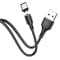 Фото - Кабель Hoco X52 USB - USB Type-C, 1 м, магнитный, Black (X52CB) | click.ua