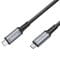 Фото - Кабель Hoco US01 USB Type-C - USB Type-C (10Gbps), 100W, 1.2 м, Black (US0112B) | click.ua