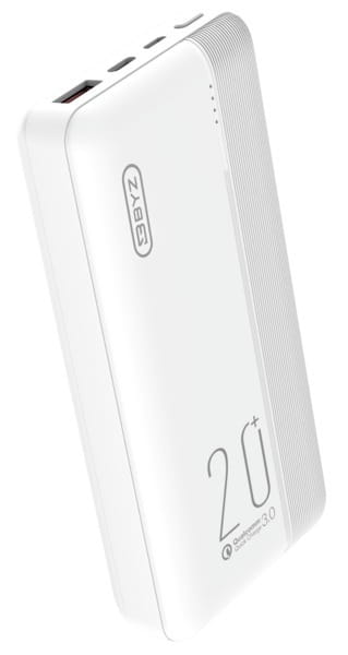 Универсальная мобильная батарея BYZ W23 20000 mAh White (BYZ-W23-W)