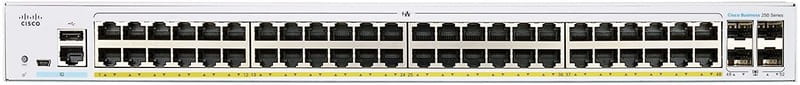 Коммутатор Cisco Business CBS250-48P-4G-EU (48xGE PoE, max PoE 370W, 4xSFP, Smart)