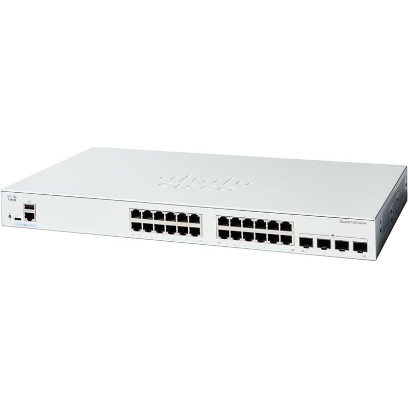 Комутатор Cisco Catalyst C1200-24T-4G (24хGE, 4xGE SFP, USB, керований)