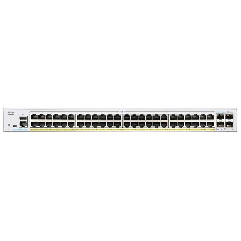 Коммутатор Cisco Business CBS220-48P-4G-EU (48xGE PoE, 4xSFP, 382 Вт, Smart)