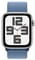 Фото - Смарт-часы Apple Watch SE GPS 44mm Silver Aluminium Case with Winter Blue Sport Loop (MREF3QP/A) | click.ua