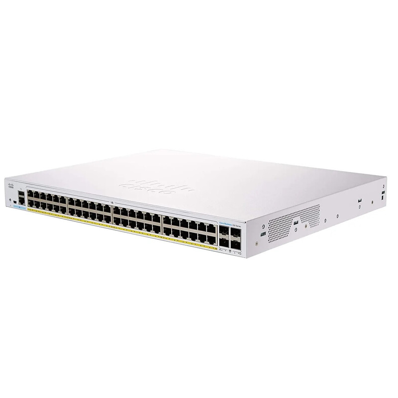 Комутатор Cisco Business CBS350-48P-4G-EU (48xGE PoE, 4xSFP, 370 Вт USB, Smart)