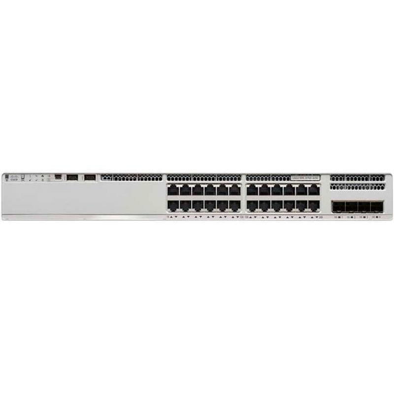 Комутатор Cisco Catalyst C9200L-24P-4G-E (24xGE PoE+, max PoE 370W, 4xSFP, керований)