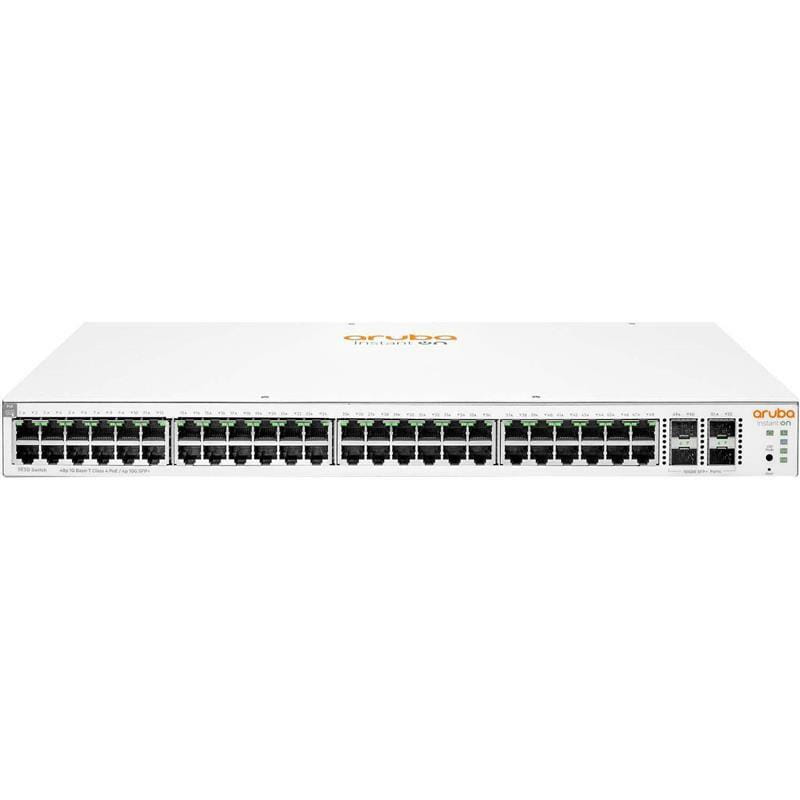 Комутатор HPE Aruba Instant On 1930 (48xGE PoE, 4x10GE SFP+, max PoE 370W, L2, LT Warranty, керований) (JL686B)