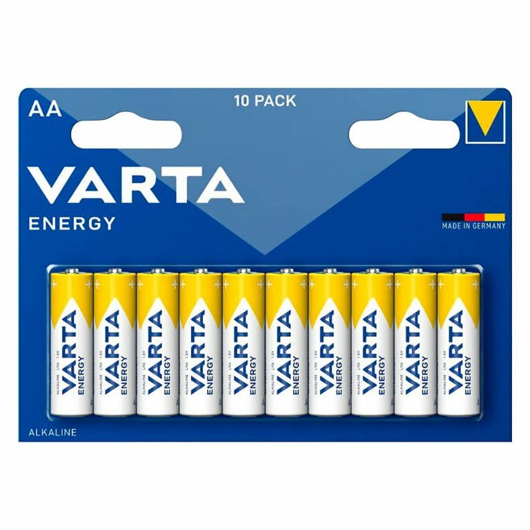 Батарейки Varta Energy AA/LR06 блистер 10шт (4008496674398)