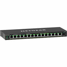 Комутатор Netgear GS316EPP-100PES (15xGE PoE+, 1хSFP, max PoE 231W, керований)