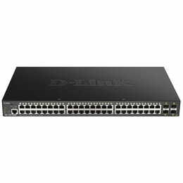 Коммутатор D-Link DGS-1250-52XMP (48x1GE PoE, 4xSFP+, max PoE 370W, Smart)