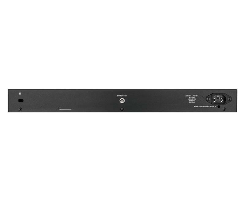 Коммутатор D-Link DGS-1250-52XMP (48x1GE PoE, 4xSFP+, max PoE 370W, Smart)