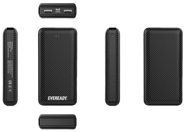 Універсальна мобільна батарея Eveready 20000 mAh Black (PX20B)