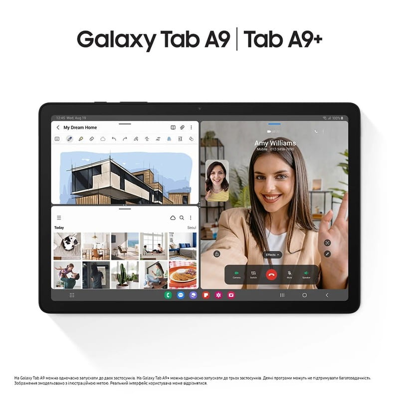 Планшет Samsung Galaxy Tab A9+ SM-X210 8/128GB Graphite (SM-X210NZAESEK)