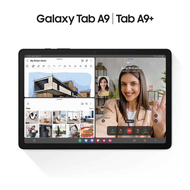 Планшет Samsung Galaxy Tab A9 SM-X115 4/64GB 4G Graphite (SM-X115NZAASEK)