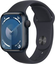 Смарт-часы Apple Watch Series 9 GPS 45mm Midnight Aluminium Case with Midnight Sport Band - M/L (MR9A3QP/A)