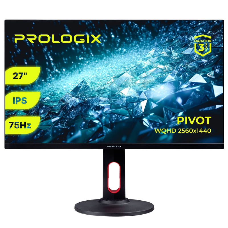 Монитор Prologix 27" PL2724QP IPS Black