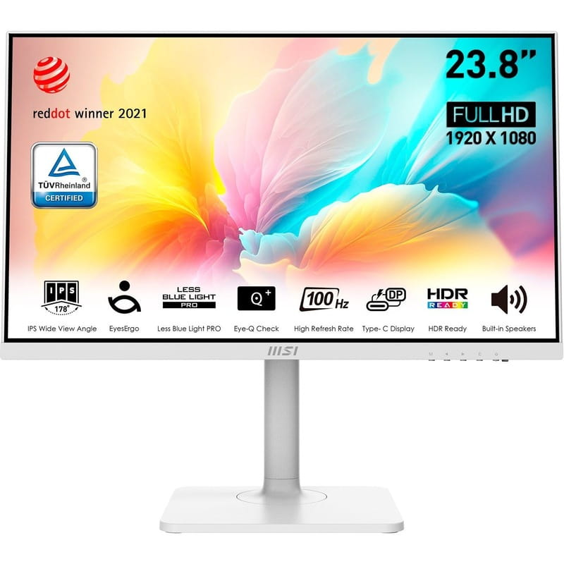 Монитор MSI 23.8" Modern MD2412PW IPS White 100Hz