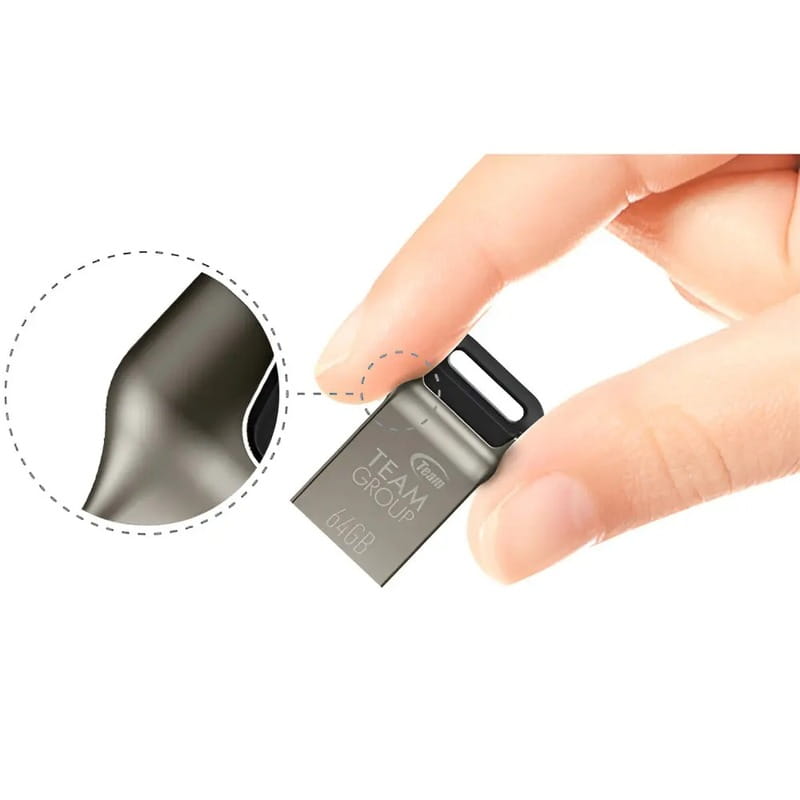 Флеш-накопитель USB3.0 64Gb Team C162 Metal (TC162364GB01)