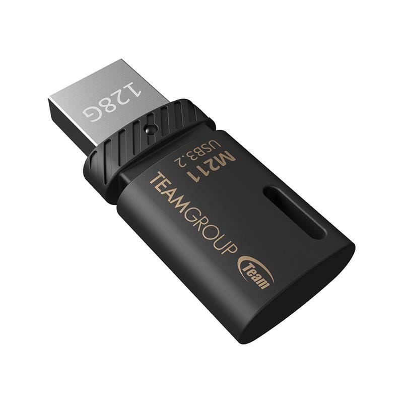 Флеш-накопитель USB3.2 128GB OTG Type-C Team M211 Black (TM2113128GB01)