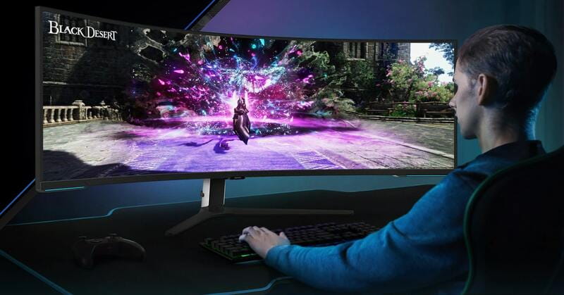 Монитор Samsung 57" Odyssey Neo G9 G95NC (LS57CG952NIXUA) Black/White Curved VA 240Hz