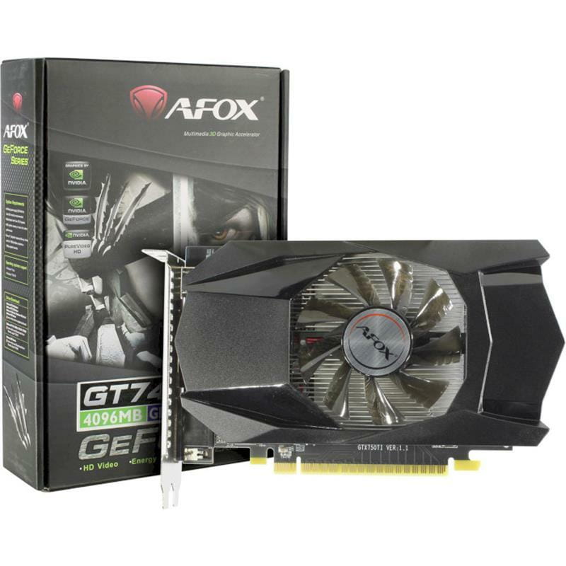 Видеокарта GF GT 740 4GB GDDR5 Afox (AF740-4096D5H3-V3)