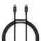 Фото - Кабель Baseus Superior Fast Charging USB Type-C - USB Type-C (M/M), 1 м, Black (CATYS-B01) | click.ua