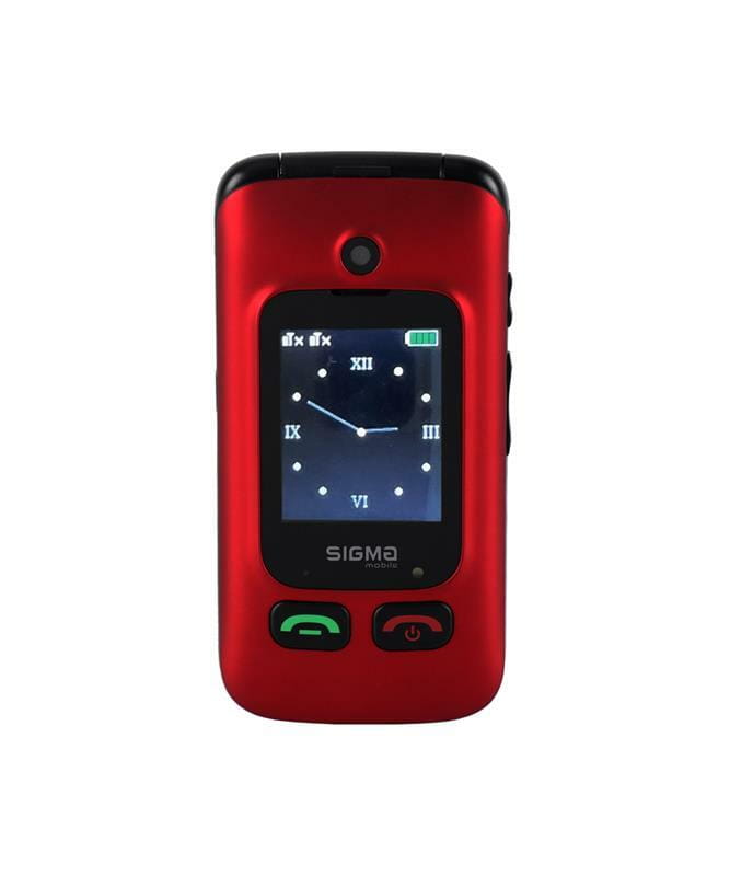 Мобiльний телефон Sigma mobile Comfort 50 Shell Duo Type-C Dual Sim Red/Black (4827798212516)