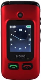 Мобiльний телефон Sigma mobile Comfort 50 Shell Duo Type-C Dual Sim Red/Black (4827798212516)