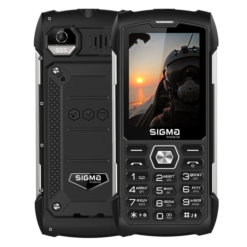 Мобильный телефон Sigma mobile X-treme PK68 Dual Sim Black (4827798466711)
