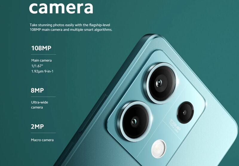 Смартфон Xiaomi Redmi Note 13 5G 8/256GB Dual Sim Ocean Teal EU_